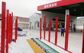 全自動(dòng)一站式服務(wù)洗車(chē)！武進(jìn)常州耀昌加油站fx80林頓電腦洗車(chē)機(jī)安裝中！操作方便快捷！